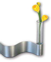 HI0809 metal vase