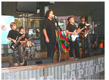 Band at Austin airport