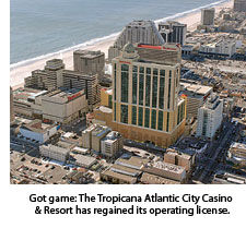AC skyview of The Tropicana