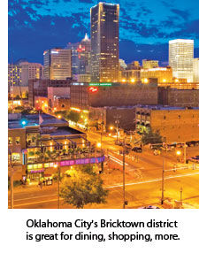 Oklahoma Citys Bricktown district