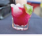 A prickly pear cactus juice cocktail