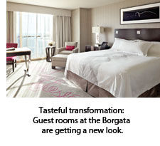 Guest room at the Borgata