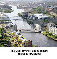 The Clyde River in Glasgow