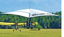 An aerotow at Wallaby Ranch