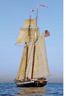 The tall ship Californian