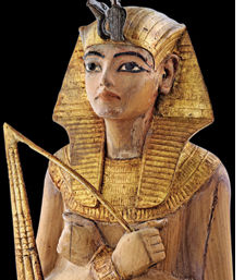 Statue from Tutankhamun exhibit