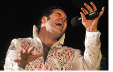 Elvis Presley at the Troubador Theatre