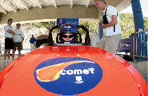 Aboard the summer bobsled