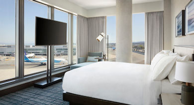 Grand Hyatt at SFO new hotel corner suite