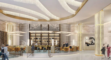 Conrad Lobby Hilton Resorts World