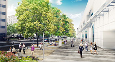 rendering-convention-center-pedestrian-park-new-orleans