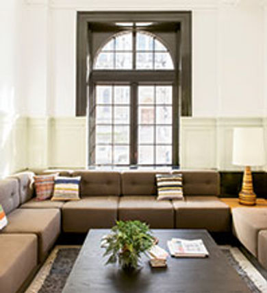 The Ace Hotel Pittsburgh
is inside a former YMCA building.