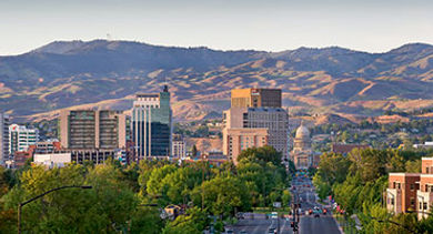 Boise Idaho municipal city view
