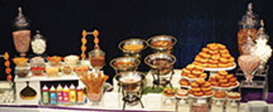 The Cronut gets star treatment in this station
created by Abigail Kirsch Catering.