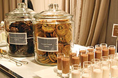 Not for kids only: swanky cookies and milk