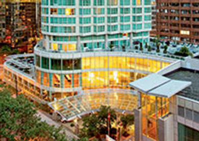 The JW Marriott Parq
Vancouver/The Douglas
Collection both are part
of the Parq entertainment
complex now in development.