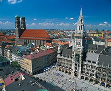 Groups such as automobile and
optics makers are giving the manufacturing
center of Munich, Germany, a close look.