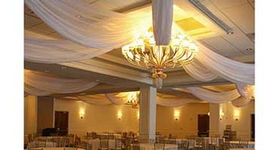 prefabricated-sheer-fabric-ceiling-drape