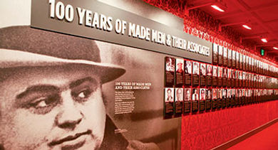 Mob Museum wall