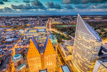 The Hague skyline