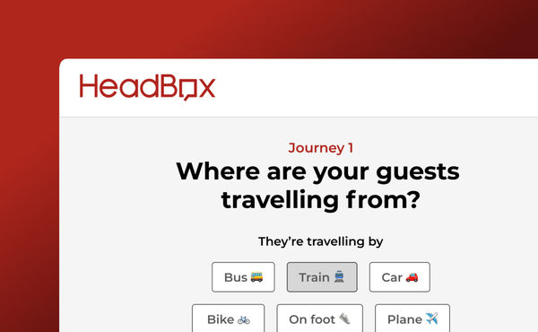 A snippet from HeadBox's new sustainability tool