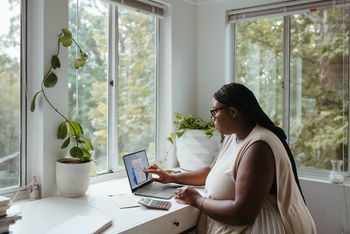 working from home