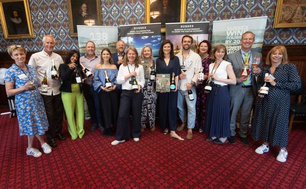 Representatives from 11 Sussex wine estates attended a House of Commons launch, hosted by Sir Peter Bottomley MP