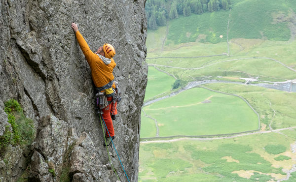 Climbing in the Langdale Valley