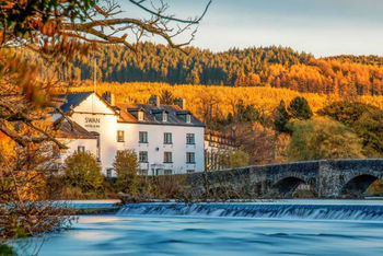 Autumnal Exterior The Swan Hotel and Spa Newby
