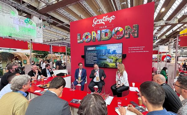 Excel London team talking about IMEX