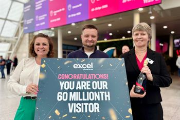 Excel London welcomes 60 millionth visitor