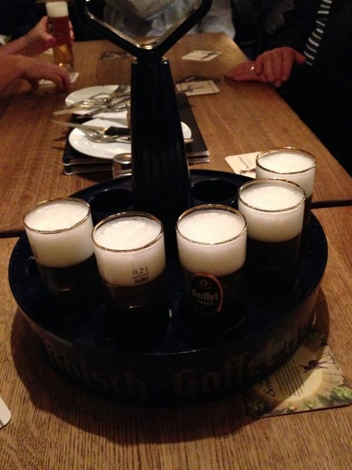 Kolsch in a Stange at a Brauhaus Tradition With Cologne’s Official