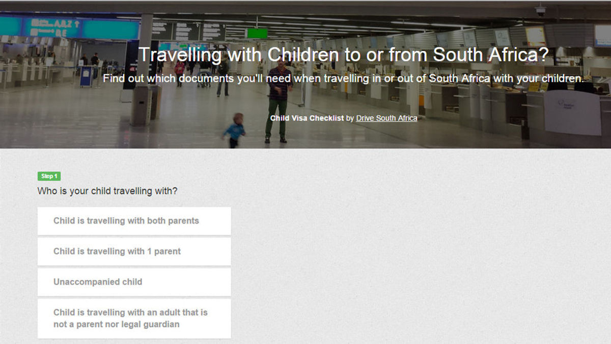 New App Helps Parents Prepare for South Africa Entry Requirements