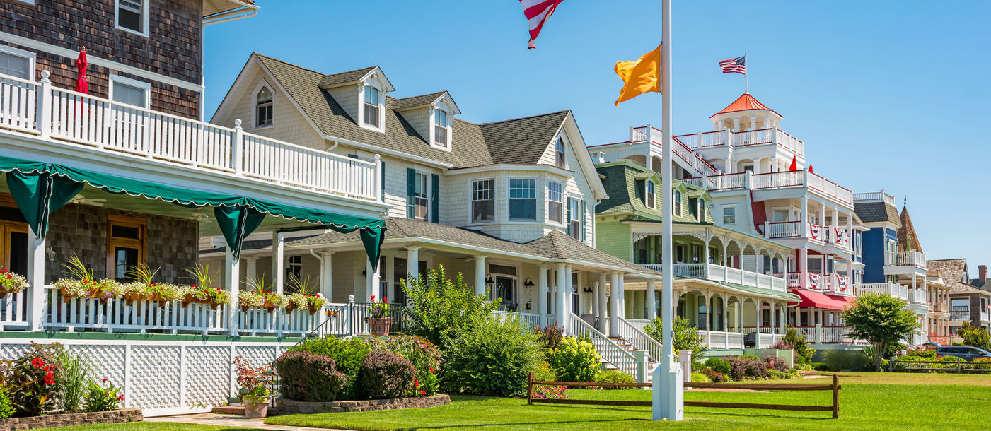 Victorian architecture in Cape May, New Jersey.