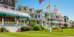 Victorian architecture in Cape May, New Jersey.