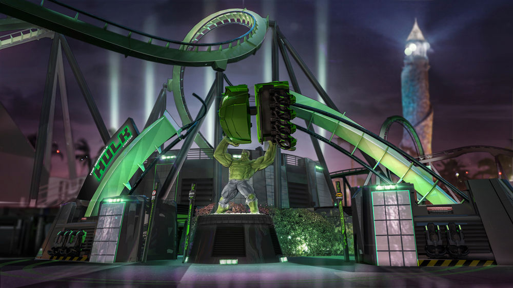 Hulk Smash First Look At The Relaunched Hulk Coaster at Universal