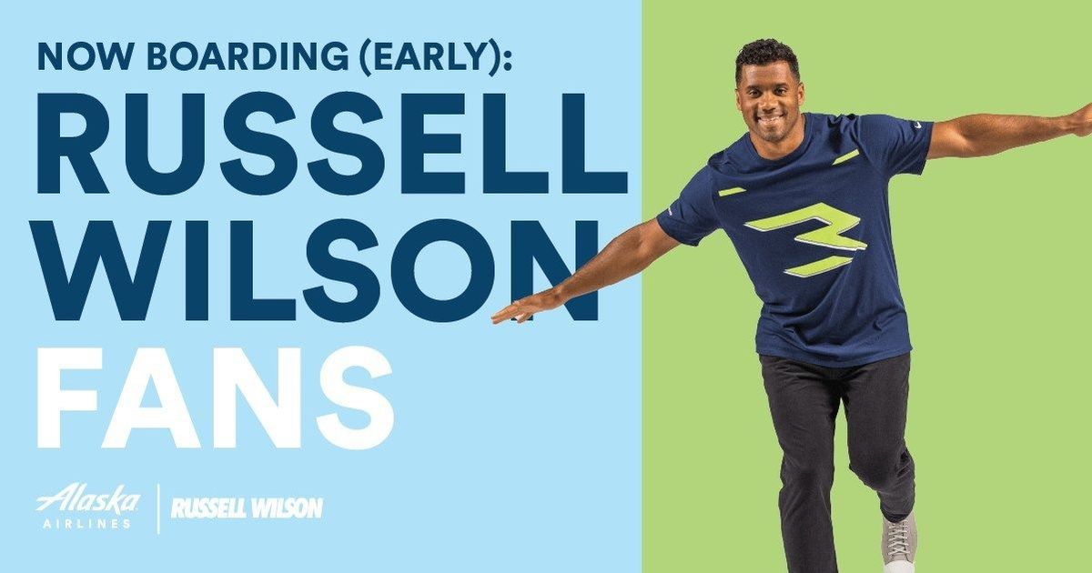 Russell Wilson -- My Jersey Gets You Priority Boarding at Airports