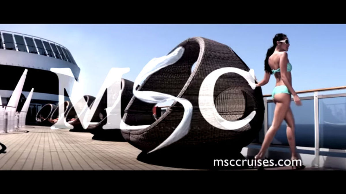 song on msc cruises advert 2022