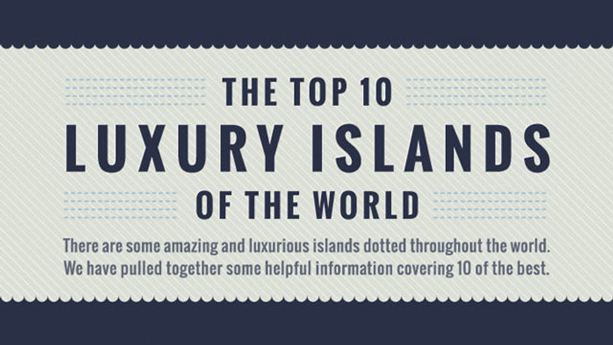 INFOGRAPHIC The Top 10 Luxury Islands in the World TravelPulse