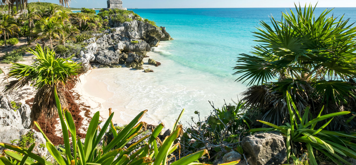 Image: PHOTO: Mayan ruins on the sea in Tulum, Yucatan, Mexico. (Photo via tommasolizzul / iStock / Getty Images Plus)