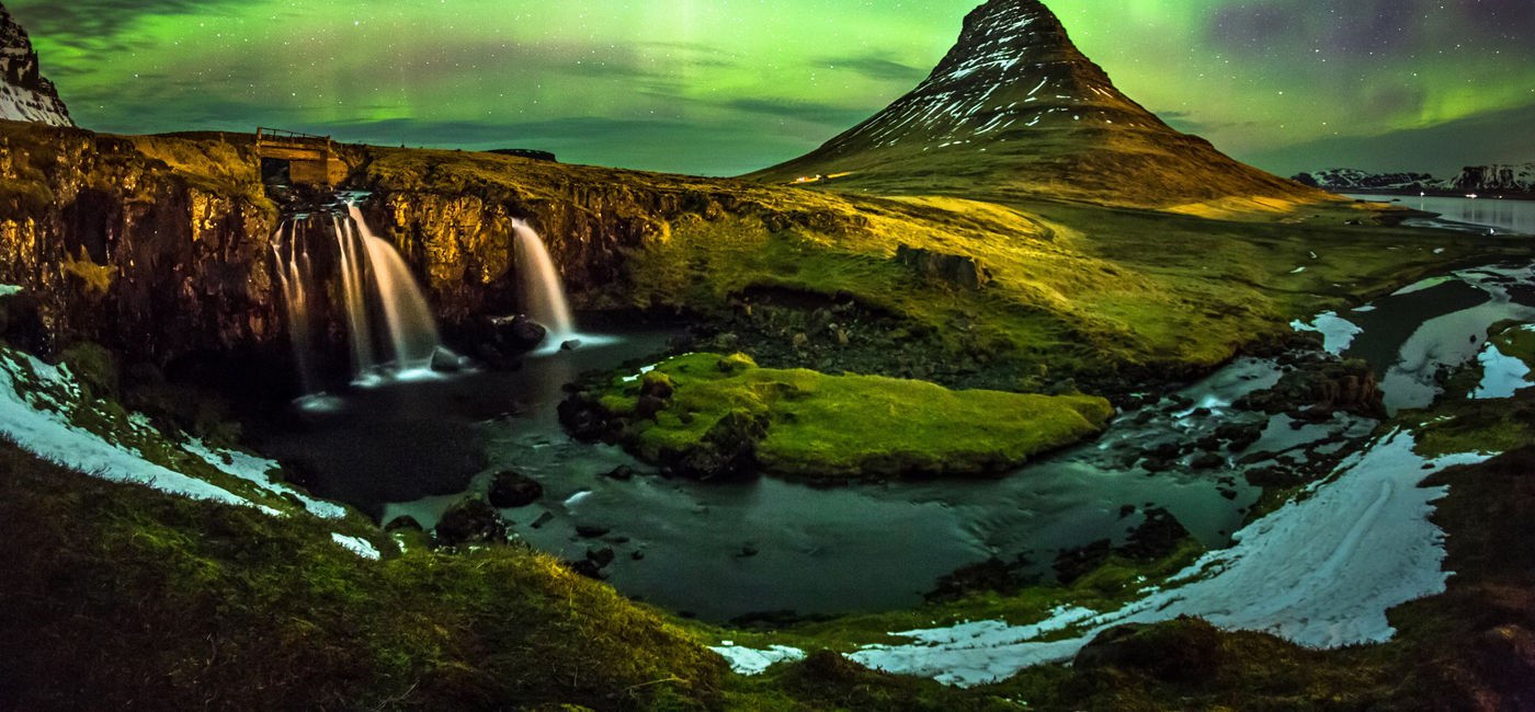 Image: Aurora borealis at Mount Kirkjufell, Iceland. (Photo via SuppalakKlabdee / iStock / Getty Images Plus)