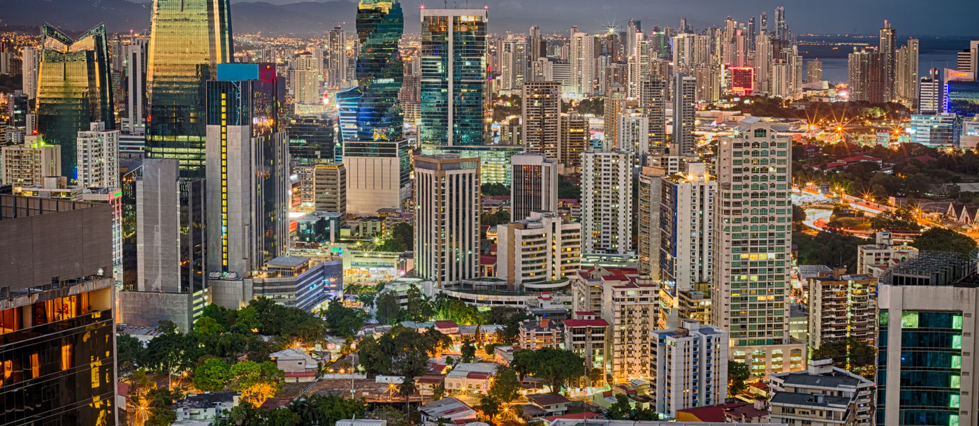 Financial center of Panama City, Panama (Rodrigo Cuel / iStock / Getty Images Plus)