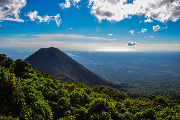 Izalco Volcano from Cerro Verde National Park, El Salvador Izalco Volcano from Cerro Verde National Park, El Salvador. (photo via hbrizard / iStock / Getty Images Plus)