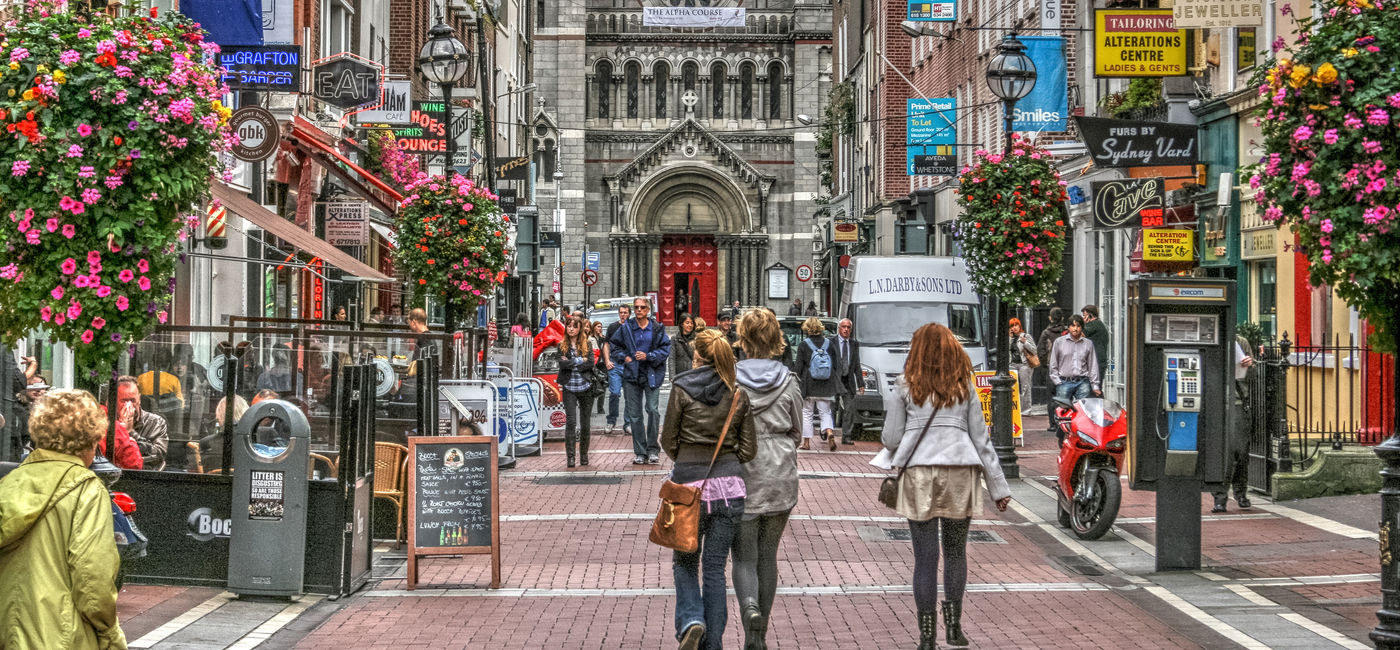 Image: PHOTO: Grafton Street in Dublin, Ireland. (photo via jamegaw/iStock/Getty Images Plus) (jamegaw / iStock / Getty Images Plus)