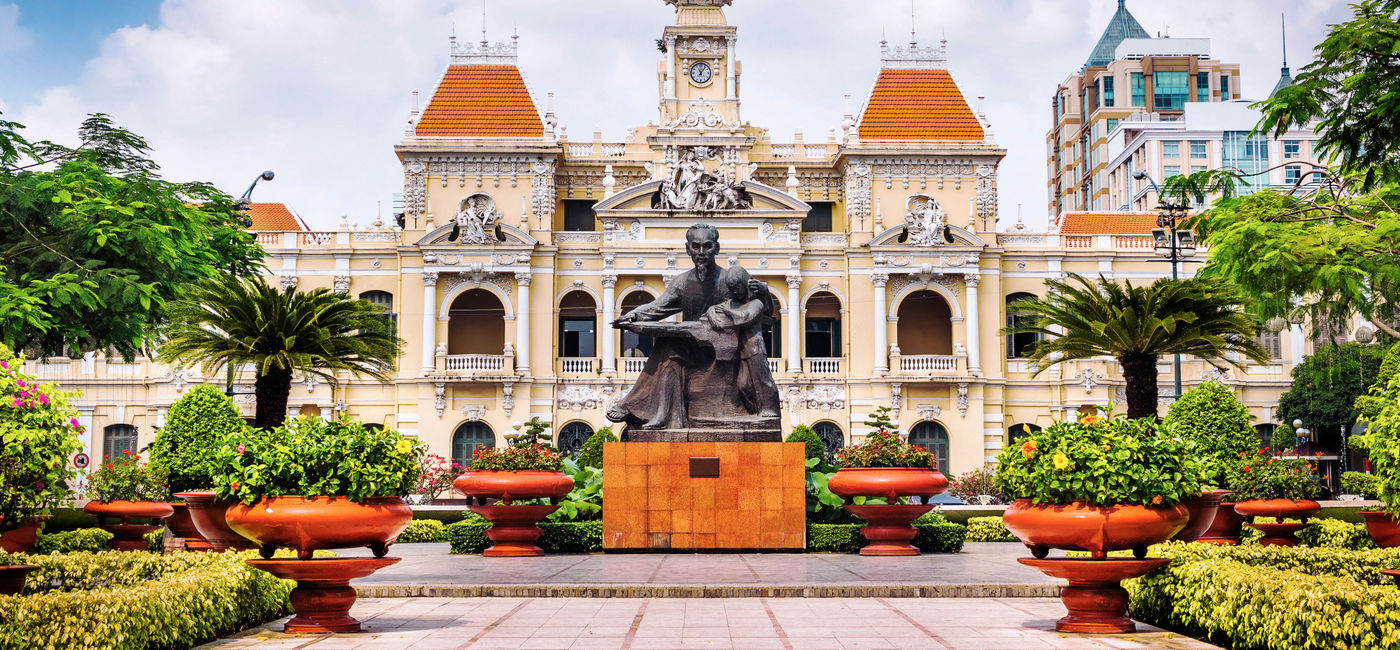 Image: Ho Chi Minh City Hall in Ho Chi Minh City, Vietnam.  (photo via rmnunes/iStock/Getty Images Plus)