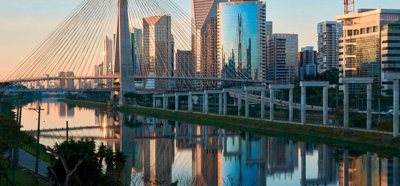 Image: Sao Paulo Brazil Octavio Frias de Oliveira Bridge (photo via cifotart / iStock / Getty Images Plus)