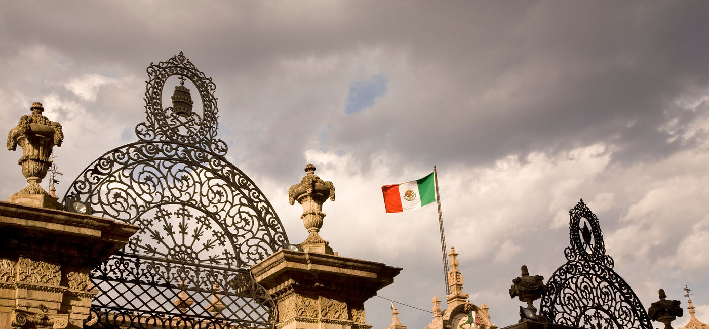 Image: Government House Morelia Mexico from Main Cathedral (bpperry / iStock / Getty Images Plus)