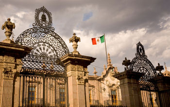 Government House Morelia Mexico from Main Cathedral (bpperry / iStock / Getty Images Plus)