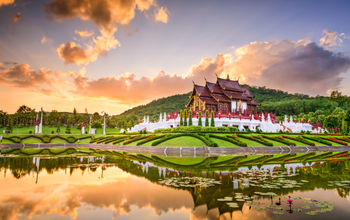 Chiang Mai, Thailand at Royal Flora Ratchaphruek Park. (photo via SeanPavonePhoto / iStock / Getty Images Plus)