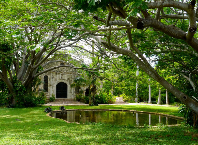 A colonial house in Merida Mexico.